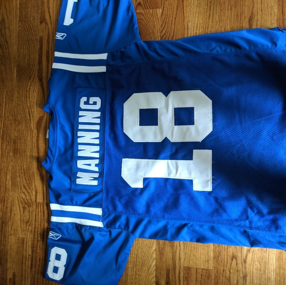 Peyton Manning Indianapolis Colts Reebok Jersey M